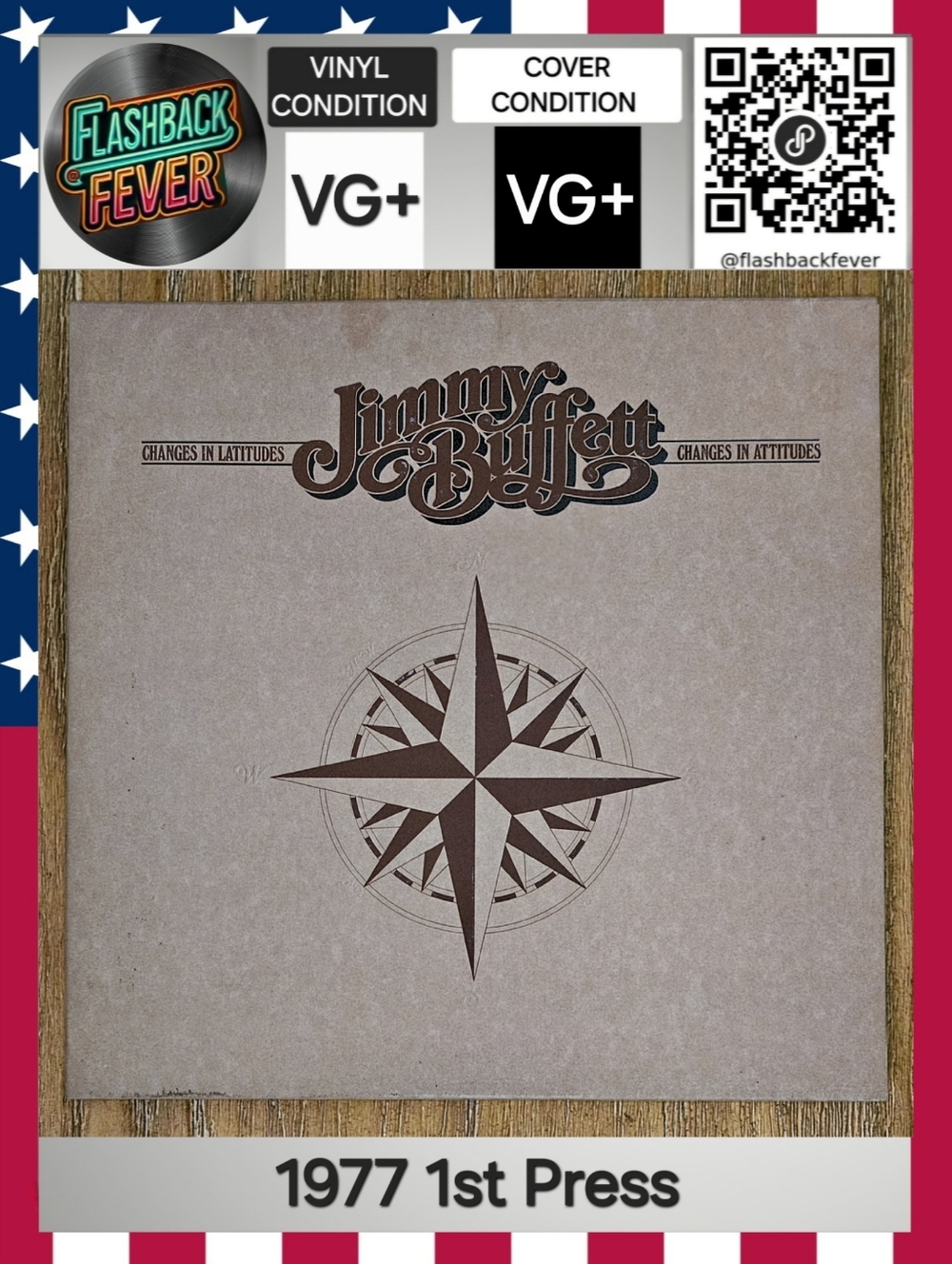 JIMMY BUFFETT•Changes In Latitudes, Changes In Attitudes•1977 US (#AB-990) Keel